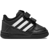 Adidas Originals Team Court 2 Str Comfort Closure | Shoes Core Blac Taglia: 19 | Scarpe Sportive Outlet | Unisex