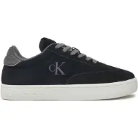 Calvin Klein Jeans Scarpe Uomo Sneakers basse, logo laterale, lacci grigio