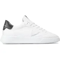 Philippe Model sneakers uomo in pelle modello temple low bianche e nere