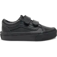 Vans Youth Unisex Old Skool V Classic Tumble Black Mono Taglia: 34 | Scarpe Sportive Outlet | kids | Nero