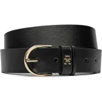 Tommy Hilfiger Essential Effortless Adjustable Belt Black Taglia: 75 | Cinture Outlet | Donna | Nero