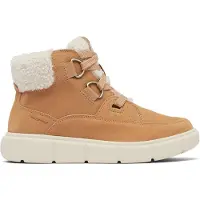 Sorel - Stivali impermeabili e isolanti - Explorer III Nw Lace Wp W Tawny Buff Sea Salt per Donne in Pelle - Taglia 38 - Marrone