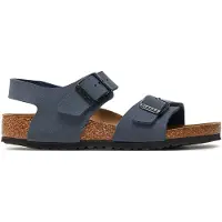 Birkenstock Kid's New York Birkibuc Sandali Bambini (31 - Narrow, blu)