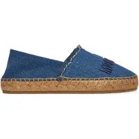 Moschino Denim Espadrilles With Embroidery Blue Taglia: 37 | Mocassini Outlet | Donna | Blu