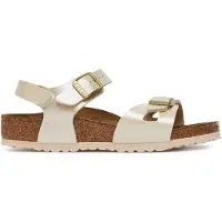 Birkenstock Kid's Rio AS Sandali Bambini (26 - Narrow, beige/marrone)