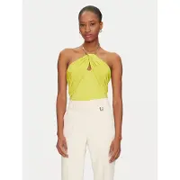 Guess Marciano GUESS Alva Halter Neck Cha Kiwi Light Green Taglia: L | Magliette intime Outlet | Donna | Verde