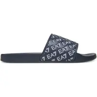 EA7 unisex. 7X000109_AF15125 Infradito con logo blu navy all over (45), Casual, Sintetico, Beachwear
