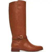 Ralph Lauren per donna. 802974383001 Stivali in pelle marrone Brooke II (39), Basso, Cerniera, Casual