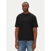 Calvin Klein Short Sleeve Hero Monologo Embroidered 16s Black Taglia: L | Magliette basic Outlet | Uomo | Nero