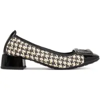 Hispanitas per donna. HI254318 Scarpe in Pelle Oporto nero (39), 3 a 5cm, Nessuno, Casual