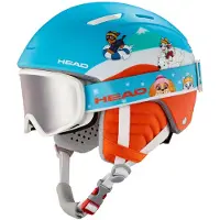Head - Set casco + maschera - Mojo Set Paw - Taglia Bambino 47-51 cm - Blu
