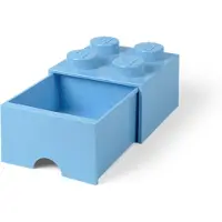 LEGO Cassetto-mattoncino a 4 bottoncini - Azzurro