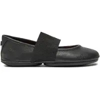 Camper per donna. 21595-242 A destra ballerine Nina in pelle nera (36), Nero, Basso, 1 a 3 cm, Casual, Sostenibile