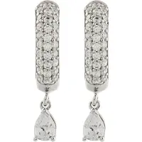 GUESS Orecchini Argento Con Cristalli Nuances — Orecchini