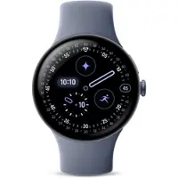 Google Smartwatch Pixel Watch 4 45mm Satin Moonstone Aluminum Fluoroelastomer Active Band Coating