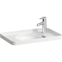 Laufen VAL lavabo encastré, sans trou pour robinet, avec trop-plein, 550x360mm, H8172814001091, H8172814001091