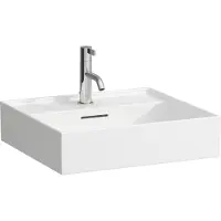 Laufen Kartell Lavabos à encastrer, 1 trou pour robinet, avec trop-plein, 500x460mm, H8103320001041, H8103320001041
