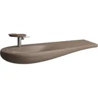 Laufen Alessi one Lavabo, encastré, 1 trou pour robinet, avec trop-plein, tablette à droite, 1200x500, H8149731881041, H8149731881041