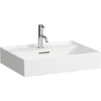 Laufen Kartell lavabo à encastrer, 1 trou pour robinet, avec trop-plein, 600x460mm, H8103330001041, H8103330001041