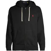 Ralph Lauren per uomo. 710813297001 Felpa con cappuccio nera RL (XL), Nero, Casual, Cotone