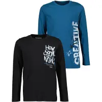 Blue Seven Maglietta blu / nero / bianco