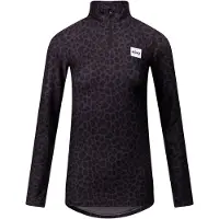 Eivy - Intimo tecnico donna - Journey Top Black Leopard in Pelle - Taglia L - Nero