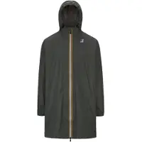 K-way - Giacca lunga antivento impermeabile e comprimibile - Le Vrai 4.0 Eiffel East Green Blackish per Uomo in Pelle - Taglia XXL - Verde
