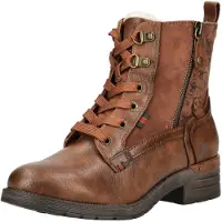 Mustang Stivaletto stringato cognac