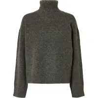 Selected Collo Alto Donne Grigio XXL