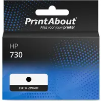 PrintAbout Cartuccia compatibile HP 730 (P2V73A) - Nero fotografico Alta capacità
