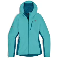 Outdoor Research Women's Deviator Hoodie Giacca ibrida Donna (XS, turchese)