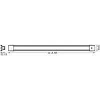 Osram Lampada LED a sospensione da ufficio OFFICE LINE, lunghezza 112 cm,