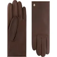 Roeckl Hamburg Guanti Vera Pelle marrone