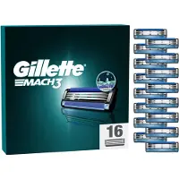 Gillette Replacement heads Mach3 - Variant: 16 ks
