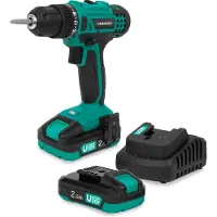 Vonroc Trapano Avvitatore 20V | Incl. 2x Batterie 2.0Ah e Caricabatterie Rapido