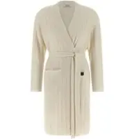 Max Mara Cardigan di lana vergine a vestaglia
