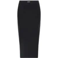 OFF-WHITE Gonna midi in tessuto tecnico stretch