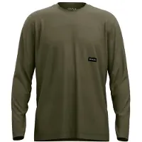 Ortovox 185 Merino Patch L/S Maglia merino Uomo (XXL, dark wild herbs)