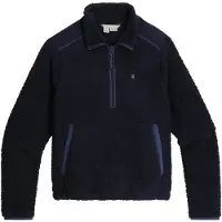 Royal Robbins Women's Palisades 1/2 Zip Giacca in pile Donna (S, nero)