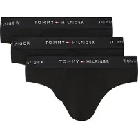 Tommy Hilfiger 3-pack Signature Logo Waistband Briefs Black Taglia: S | Biancheria intima Outlet | Uomo | Nero