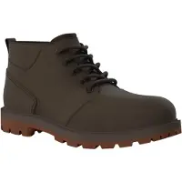 Timberland per uomo. TB0A69TWEM51 Stivali Chukka in pelle impermeabili a metà polpaccio marroni Britton Road (41), Marrone, Basso, Stringhe,