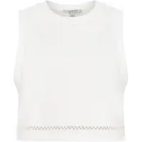 AllSaints Ewelina Lila Top Chalk White Taglia: L | Canottiere Outlet | Donna | Bianco