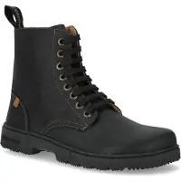 El naturalista unisex. 252641101005_001 Stivaletti in pelle nera Arizona (37), Nero, Basso, Stringhe, Casual