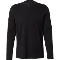 Guess Marciano GUESS Cn Ls Sleeves Logo T Jet Black A996 Taglia: XXL | Magliette basic Outlet | Uomo | Nero