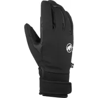 Mammut - Guanti caldi e traspiranti in PrimaLoft&reg; e GORE-TEX WINDSTOPPER - Astro Guide SO Glove Black in Pelle - Taglia 10 - Nero