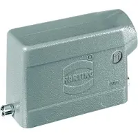 Harting Han 10B HMC, alloggiamento a calotta bassa, 1 uscita laterale M20, per 1 staffa (sulla parte inferiore) - 1 pezzo