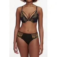 Chantelle Co Bra Tshirt Push Black/yellow Taglia: B80 | Reggiseni Outlet | Donna | Nero