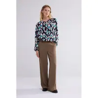 Summum Woman Top Painted Ikat Midnight Blue Taglia: 38 | Magliette intime Outlet | Donna | Blu