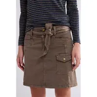 Summum Woman Cargo Skirt Army Stretch Twill Olive Taglia: 36 | Minigonne Outlet | Donna | Verde
