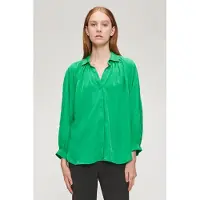 ZENGGI Technosilk Oversized Blouse Vivid Green Taglia: XS | Magliette intime Outlet | Donna | Verde